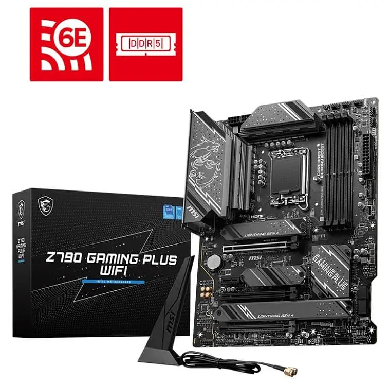 Материнська плата MSI Z790 GAMING PLUS WIFI (Z790 GAMING PLUS WIFI) (Socket 1700, Intel Z790, ATX) - фото 5