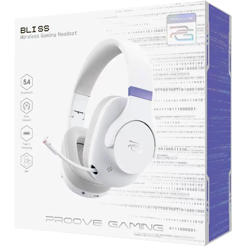 Ігрові навушники Proove Gaming Bliss (APP) White (GHBLPP010002) [154362] - фото 5