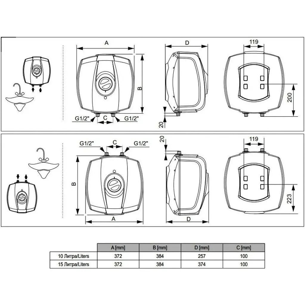Бойлер Tesy SimpatEco GCA 1515 M54 RC (305923) [125736] - фото 3