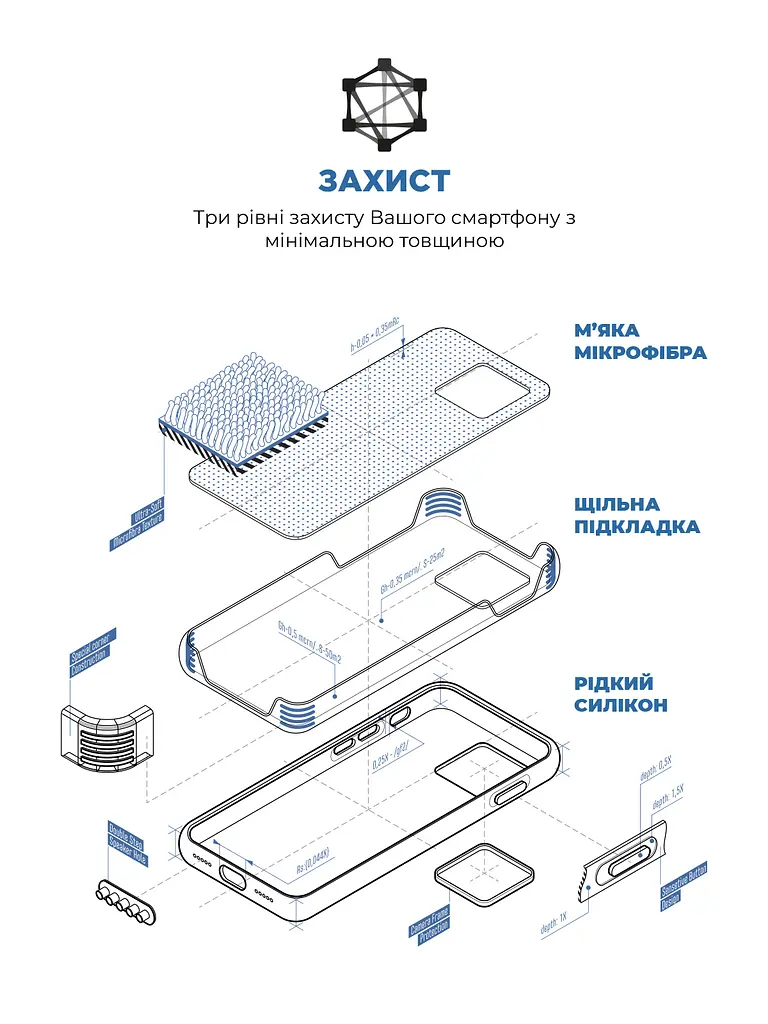 Силиконовый чехол с MagSafe для Apple iPhone 15 Plus, ICON2 MagCase, синий, противоударный, панель с мягкой подкладкой, защита всего корпуса, поддержка беспроводной зарядки, совместим с защитными стеклами и пленками, ArmorStandart (ARM72741) - фото 6