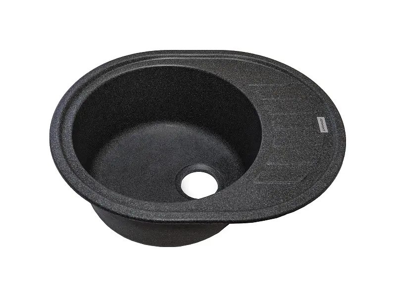 Кухонна мийка Adamant Ovum 615x495x200 графіт 000008390, Графіт - фото 2