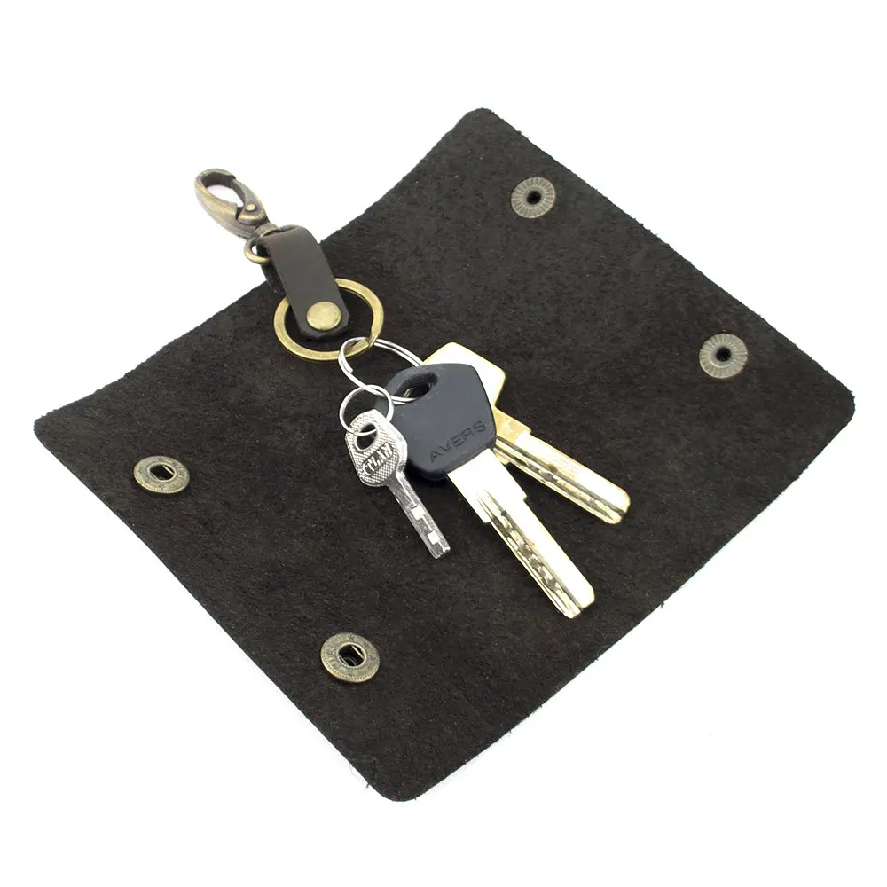 Подарочный набор мужской в коробке Handycover №43 (коричневый) ключница, обложка на ID паспорт - фото 8