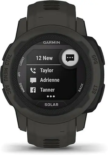 Смарт-годинник Garmin Instinct 2S Solar Graphite (010-02564-10) - фото 7