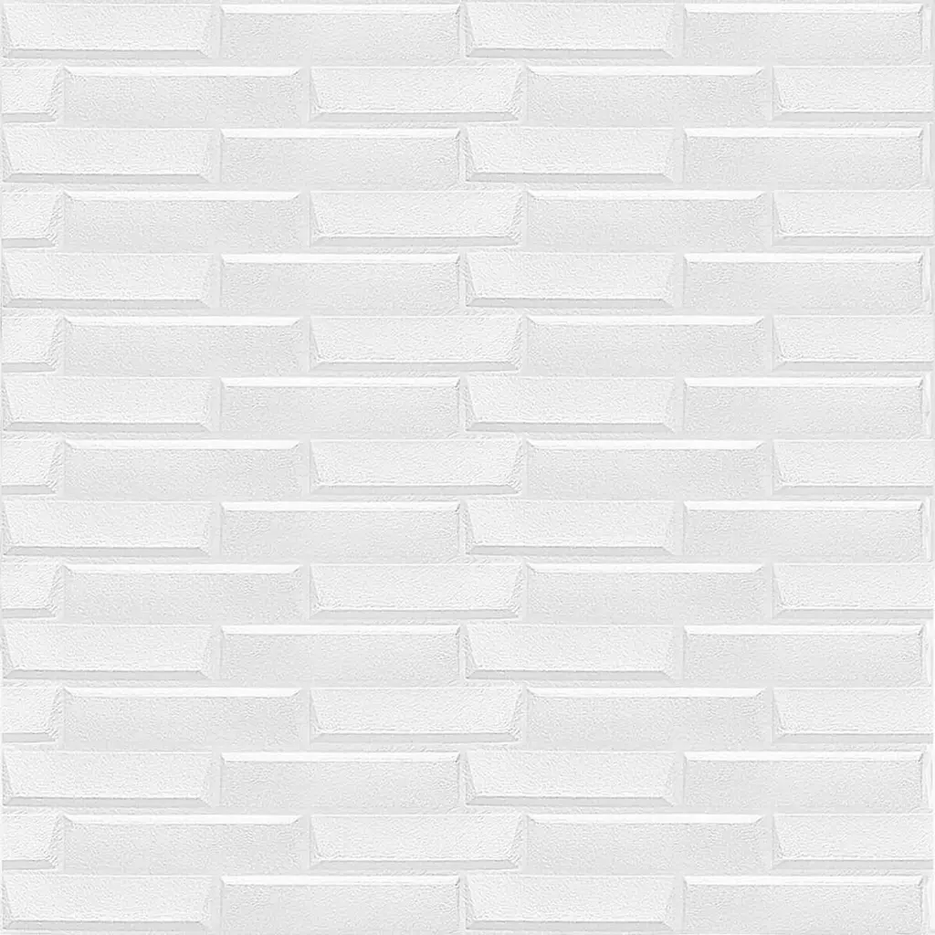 Самоклеюча 3D панель біла кладка Sticker Wall 3080х700х5мм - фото 2