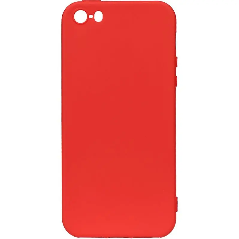 Чохол-накладка Toto 1 mm Matt TPU Case Apple iPhone SE/5s/5 Red - фото 1