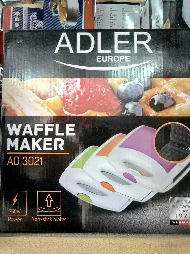 Вафельница Adler AD 3021 green - фото 4