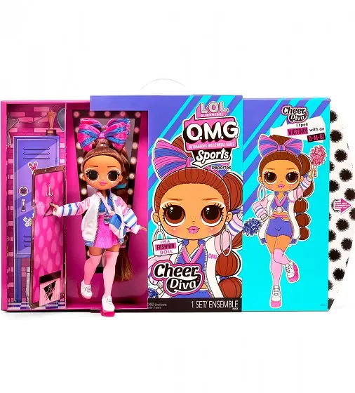 Ігровий набір з лялькою L.O.L. Surprise O.M.G. Sports Doll Леді-Чирлідер (577508) - фото 4