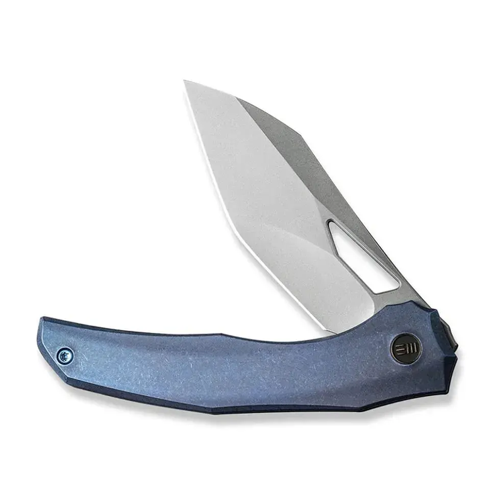 Ніж складаний туристичний WE Knife Ignio Mystery Box, (8.39 см) CPM 20CV / 6AL4V Titanium синій - фото 4