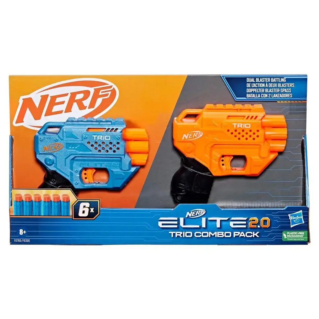 Іграшкова зброя Hasbro Набір із 2 бластерів Еліт Тріо (F6786) - фото 4