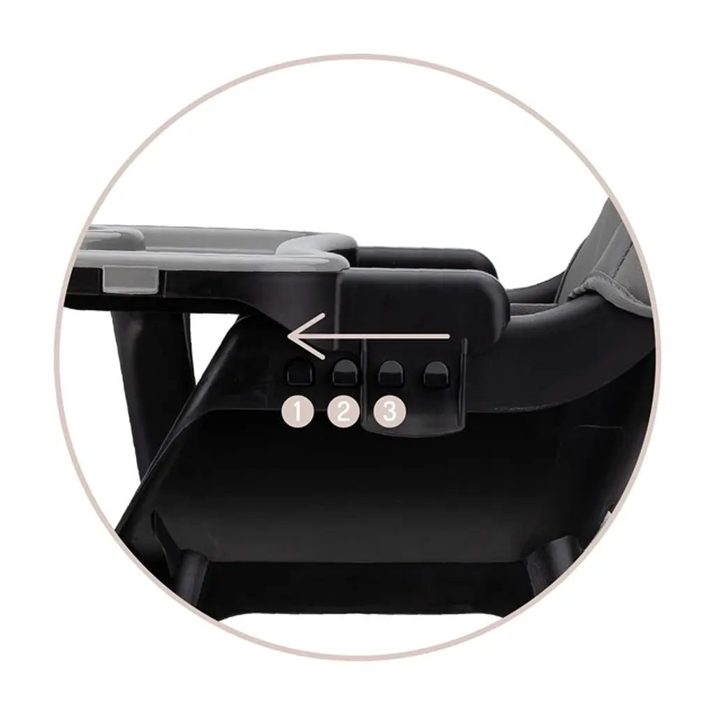 Стілець для годування MoMi Reki 2в1 Black (KRKA00033) - фото 6