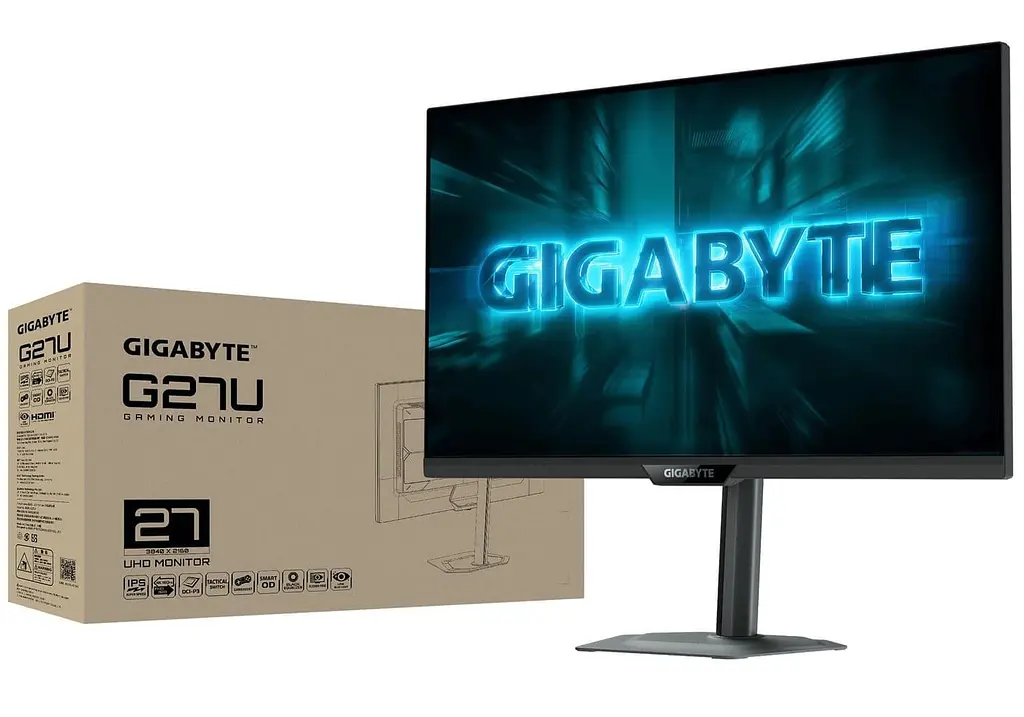 Монітор Gigabyte 27" G27U Dual Mode UHD IPS 160/320Hz (G27U EK) - фото 7