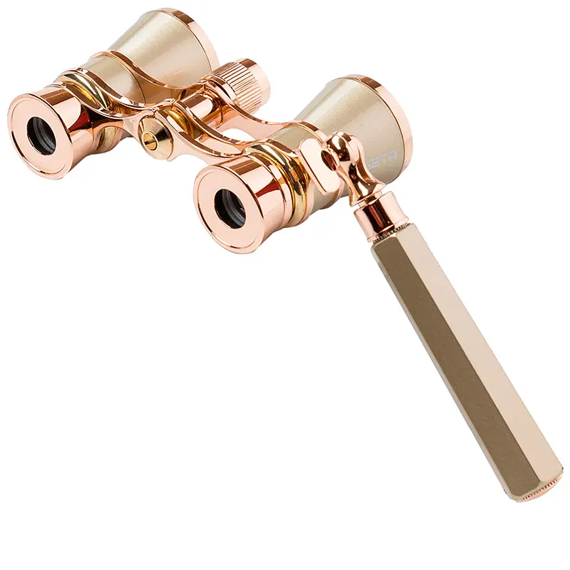 Театральный Бинокль SIGETA TEATRUM L 3x25 (лорнет) Gold - фото 3