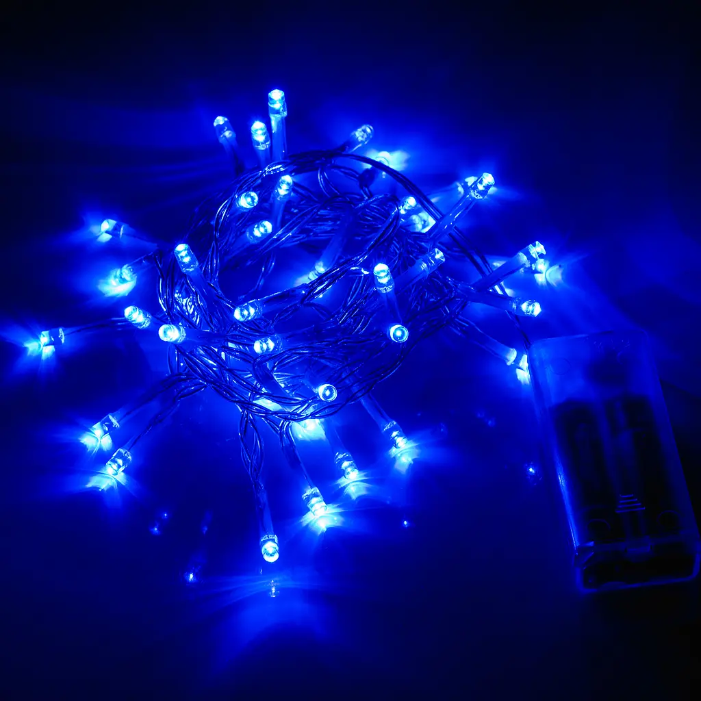 Електрогірлянда Yes! Fun нитка 41 LED статична 2.8 м синя (975056) - фото 4