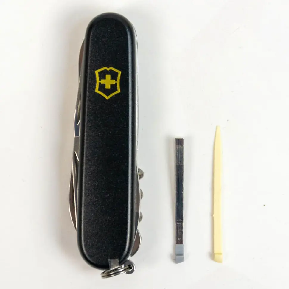 Ніж Victorinox Climber Mat 91мм 14функ чорн мат жовт.лого - фото 7