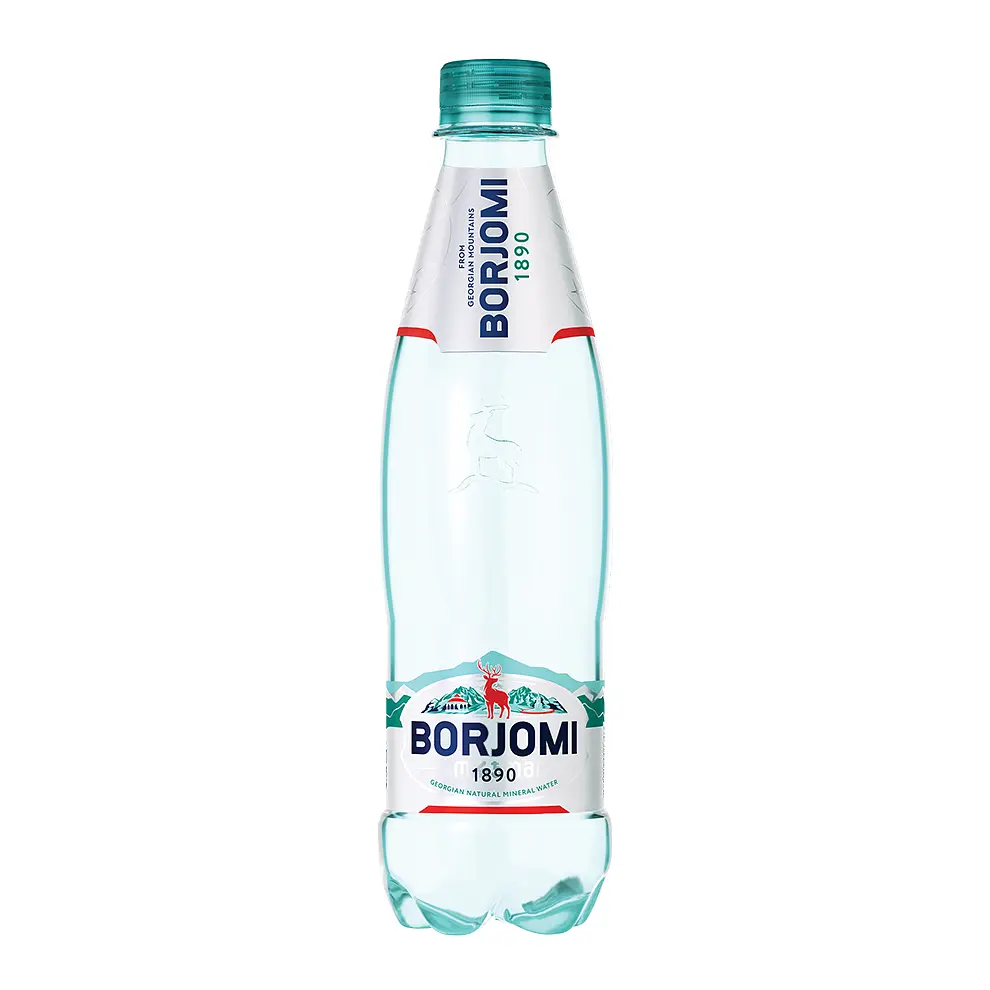 Упаковка мінеральної води Borjomi лікувально-столова сильногазована 0.5 л х 6 шт. - фото 2