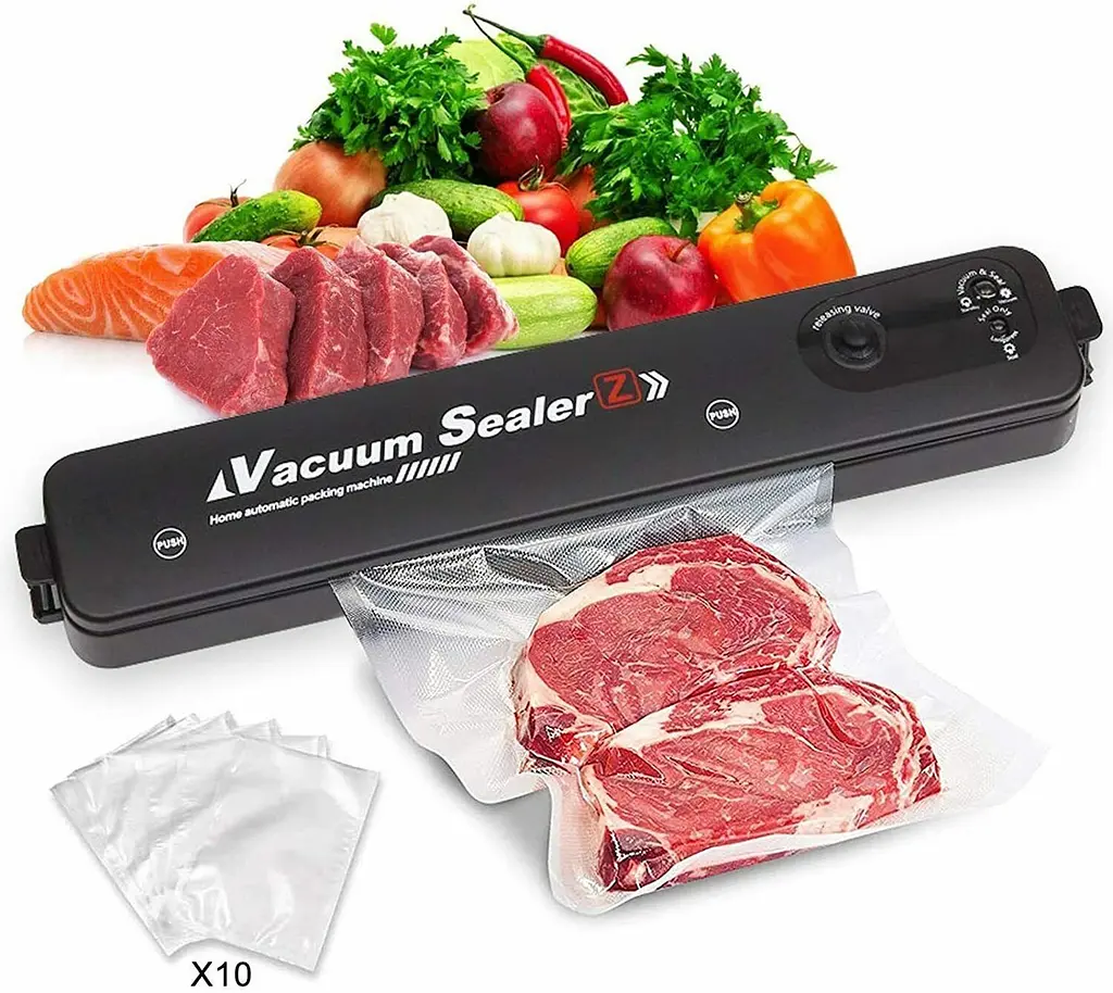 Побутовий вакуумний пакувальник Vacuum Sealer ZKFK-001 90W Black (3_01420) - фото 4