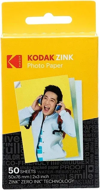 Фотопапір Kodak Premium ZINK Photo Paper 2x3" (50х77мм) 50 аркушів (RODZ2X350)