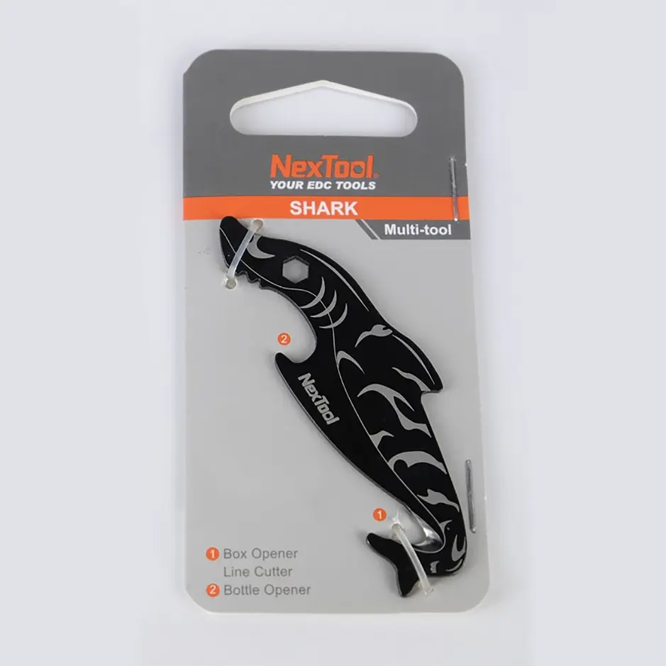 Мини-мультитул NexTool EDC box cutter Shark KT5521Blue - фото 5