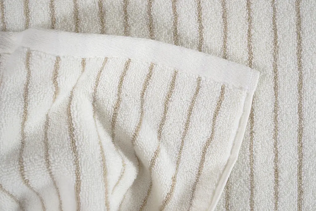Рушник Lotus Home Готель Premium - Microcotton Stripe Ecru-Kahve 50x90 550 г/м² - фото 5