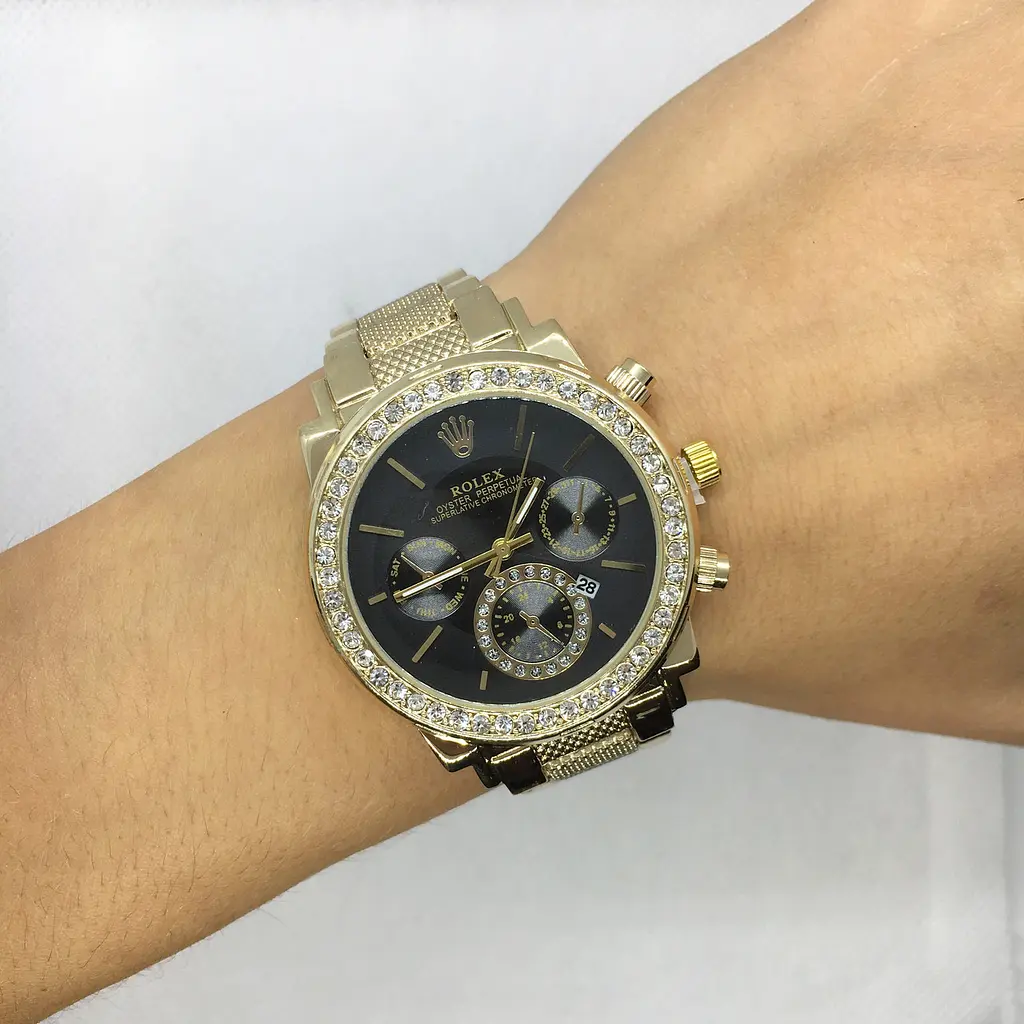Наручний годинник жіночий Clockhouse Rolex Золотистий (IBW490YB) - фото 5