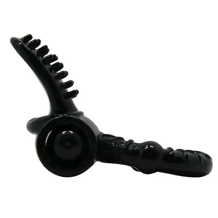 Ерекційне кільце Baile Sweet Vibration Ring, 10 см (чорний) - фото 3
