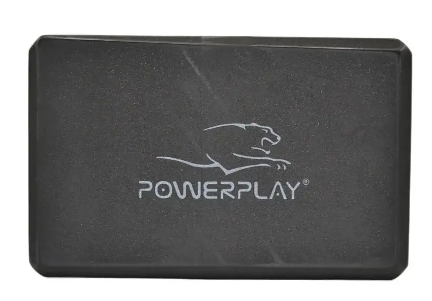 Блок для йоги PowerPlay 4006 Yoga Brick Чорний (PP_4006_Black) - фото 2