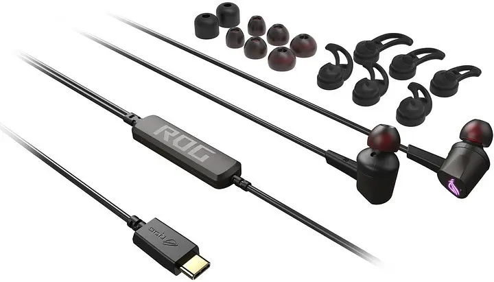 Навушники Asus геймерські дротові ROG cetra II USB-C гарнітура (90YH02S0-B2UA00) чорна - фото 3