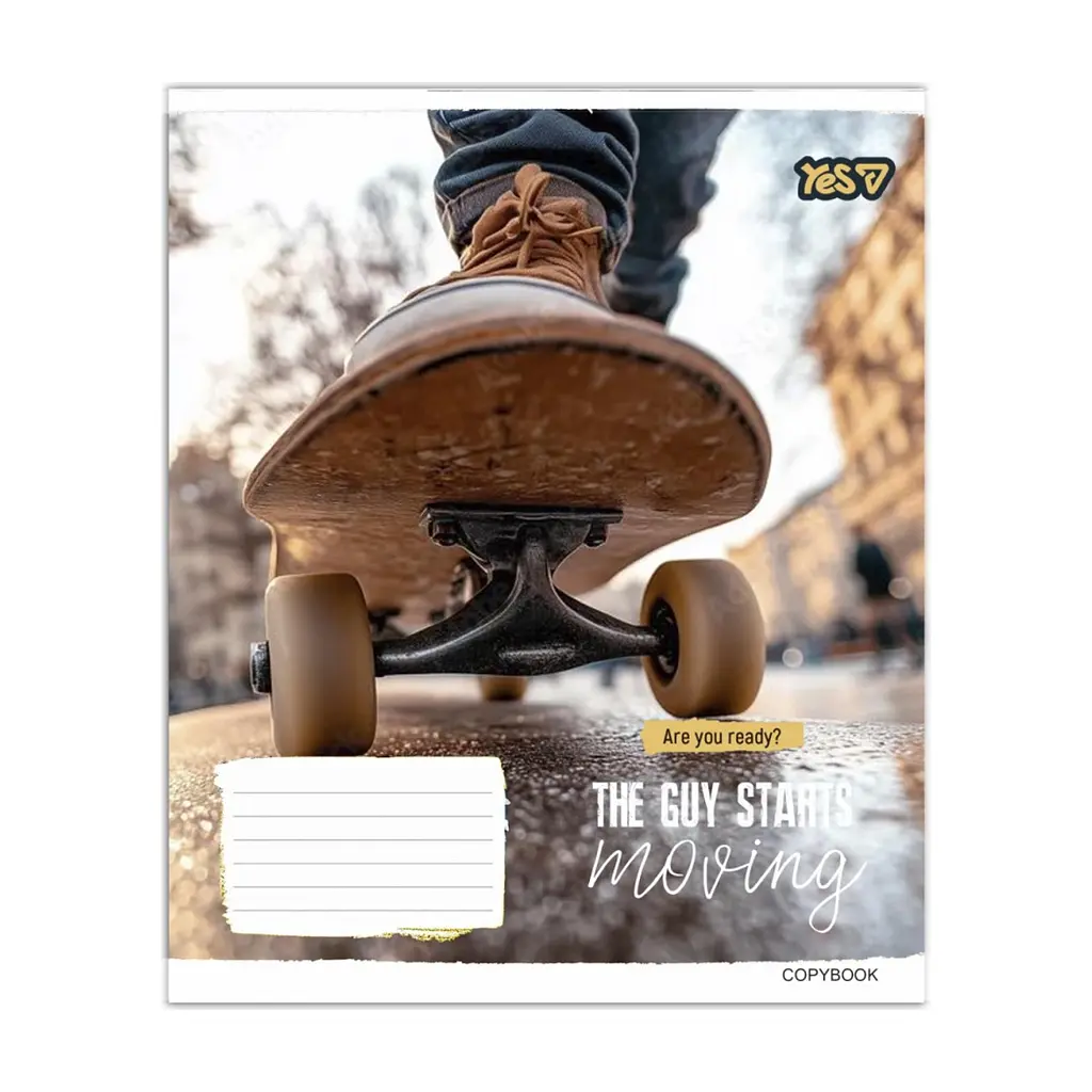 Зошит Yes Move on А5 18 аркушів клітинка (768936), в асортименті - фото 2