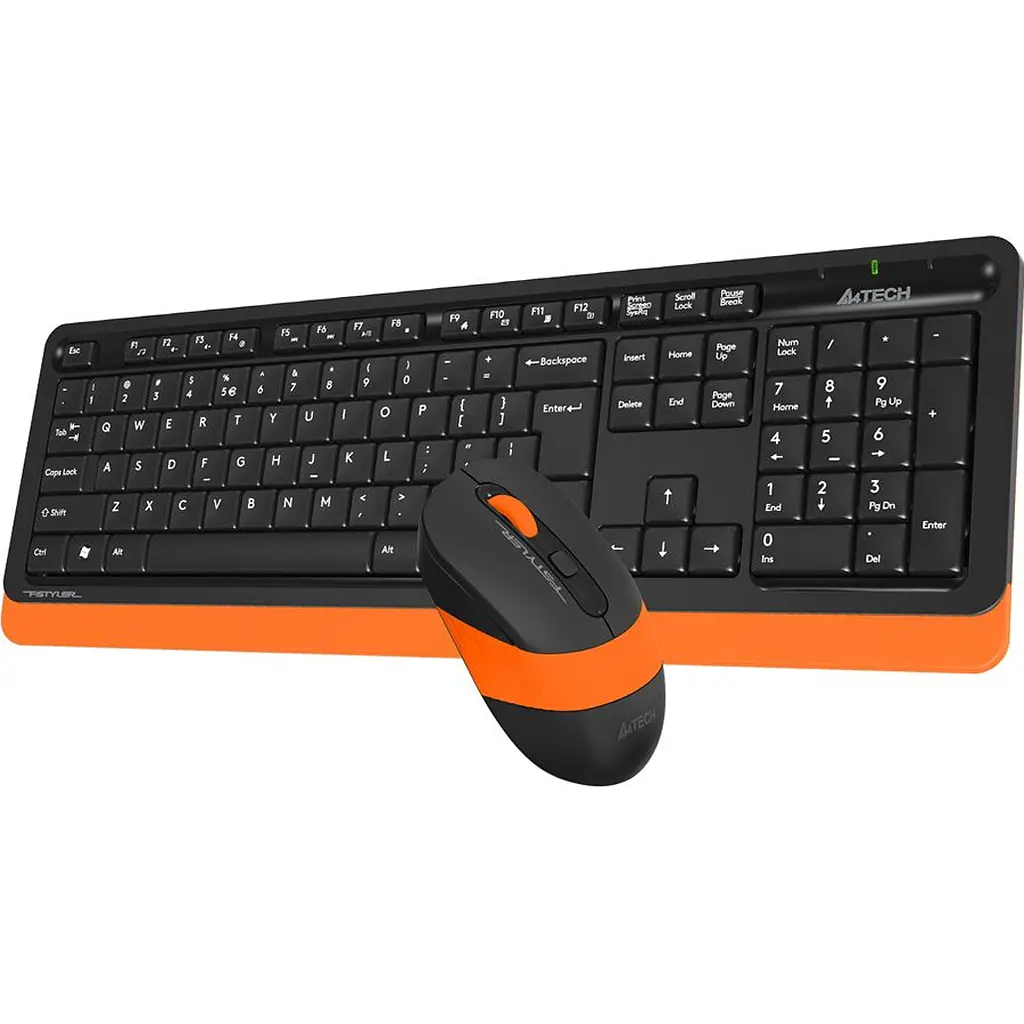 Комплект (клавіатура + миша) A4Tech Fstyler FG1010 Black/Orange [114624] - фото 2