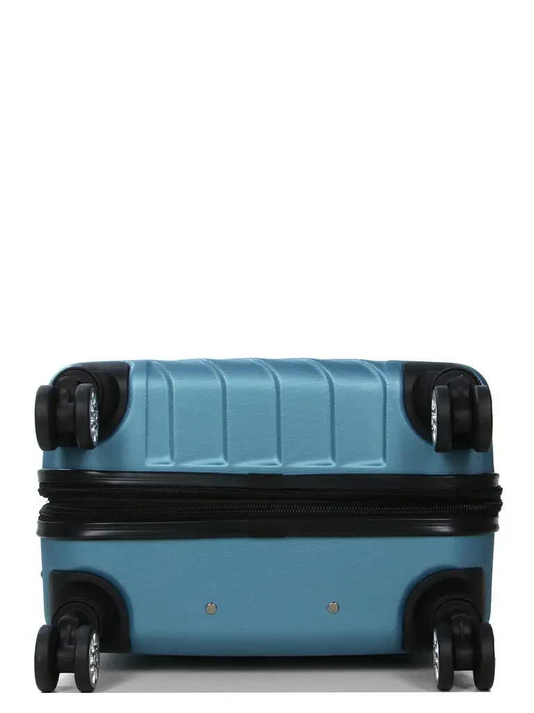 Валіза середня M ABS-пластик Madisson Snowball 03403 68х44х27см 68+13л Блакитний - фото 10