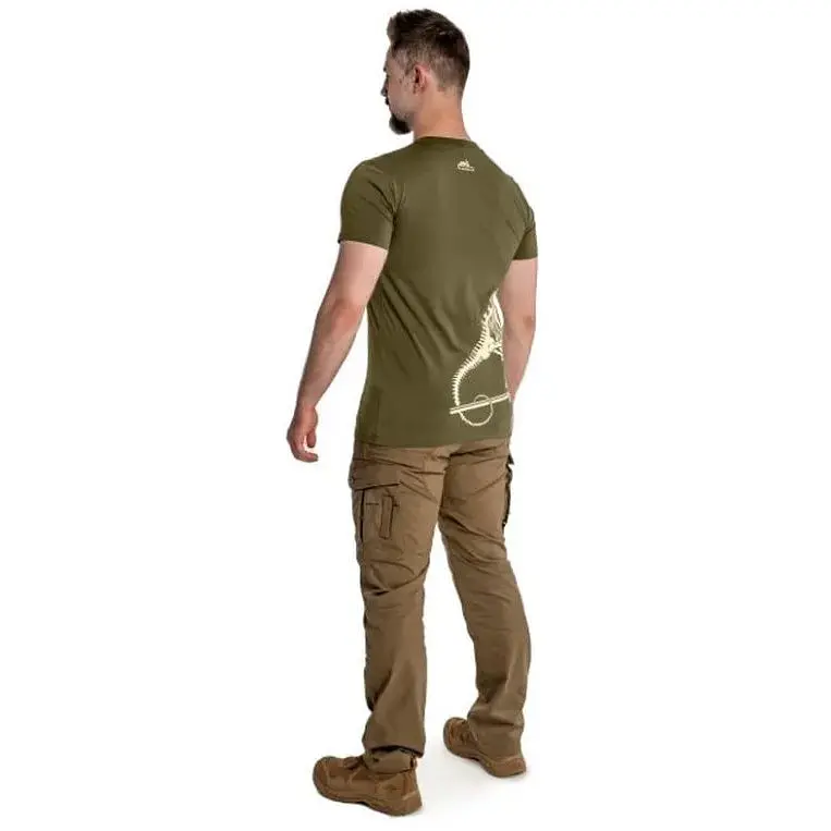 Футболка Helikon-Tex Full Body Skeleton Olive Green M - фото 2