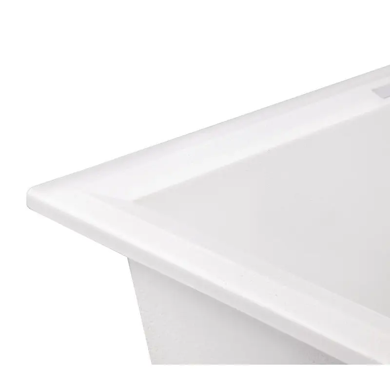 Кухонна мийка Lidz 790x495/230 WHI-01 (LIDZWHI01790495230), Білий - фото 7