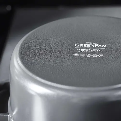 Каструля з кришкою GreenPan Featherweights CC004829-001 26 см 5.3 л чорна - фото 3