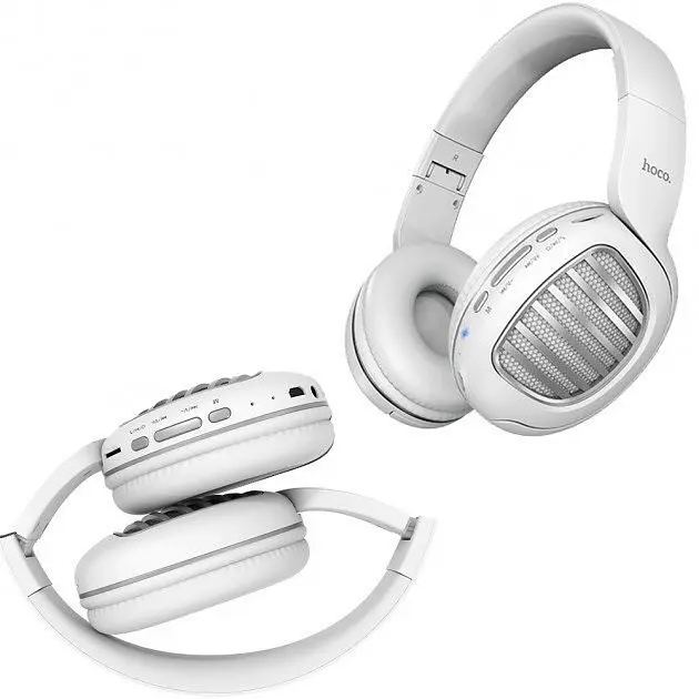 Наушники stereo гарнитура Hoco W23 Brilliant sound (Белый) - фото 3