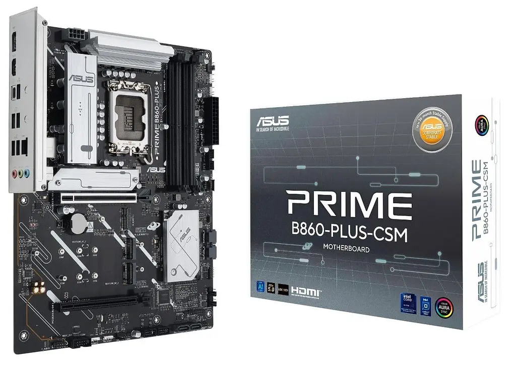Материнська плата ASUS PRIME B860-PLUS-CSM (PRIME B860-PLUS-CSM) (Socket 1851, Intel B860, ATX) - фото 8
