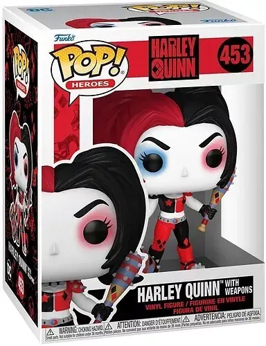 Фигурка Funko Pop DC Heroes Harley Quinn with Weapons Харли Квинн 10 см (FP DC HQ 453) - фото 3
