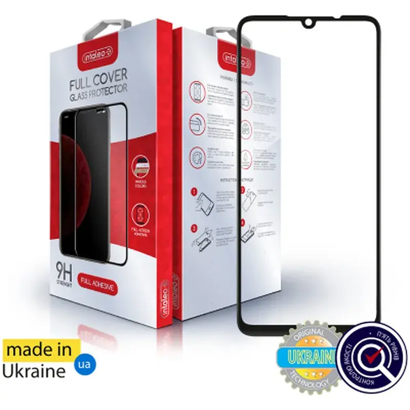 Скло захисне Intaleo Full Glue ZTE Blade A55 Black (1283126598746)