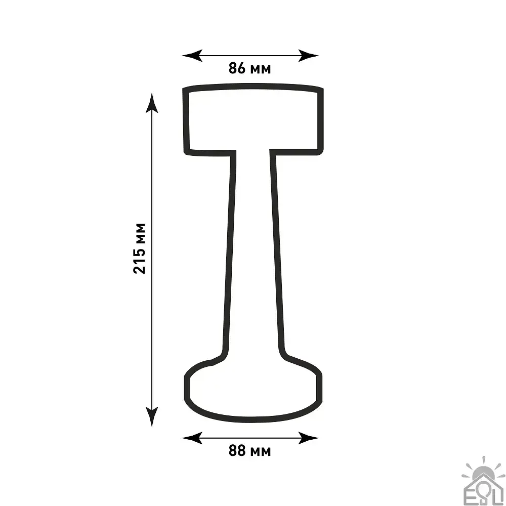 Настільна лампа сенсорна світлодіодна ESLLSE DOWN LIGHT з акумулятором 1200 mA Біла - фото 6