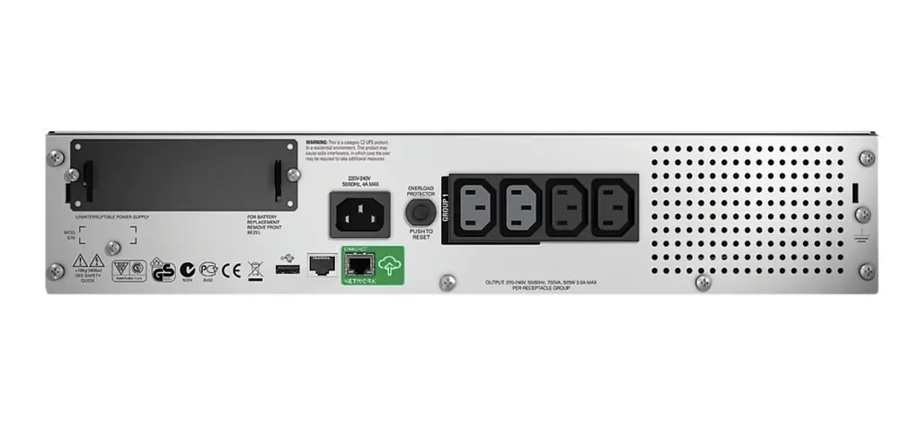 линейно-интерактивное ИБП APC Smart-UPS RM 750VA 230V LCD IEC w/SmartConnect (SMT750RMI2UC) - фото 2