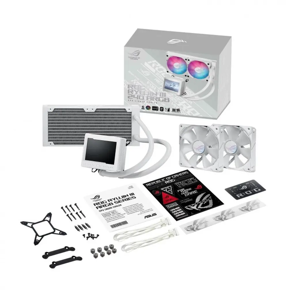 СВО ASUS ROG Ryujin III 240 ARGB White Edition (90RC00K2-M0UAY0) - фото 7