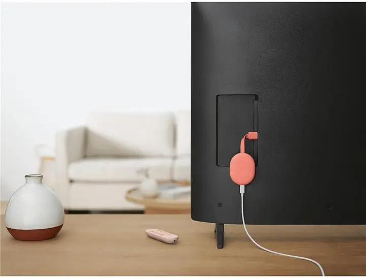 ТВ приставка Google Chromecast 4K with Google TV Sunrise (GA01920-US) - фото 3