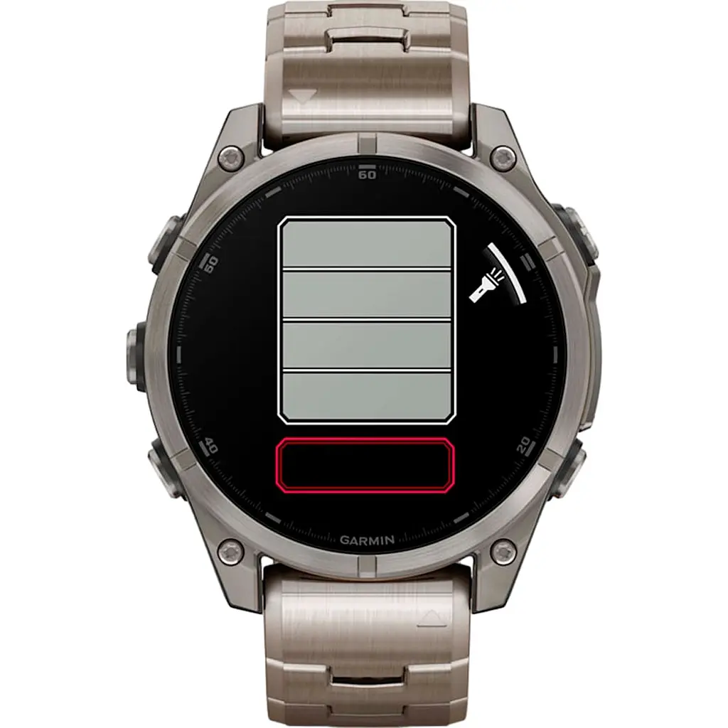 Смарт-часы Garmin Fenix 8 AMOLED Sapphire 47mm Titanium with Vented Titanium Bracelet [010-02904-40] [115090] - фото 12