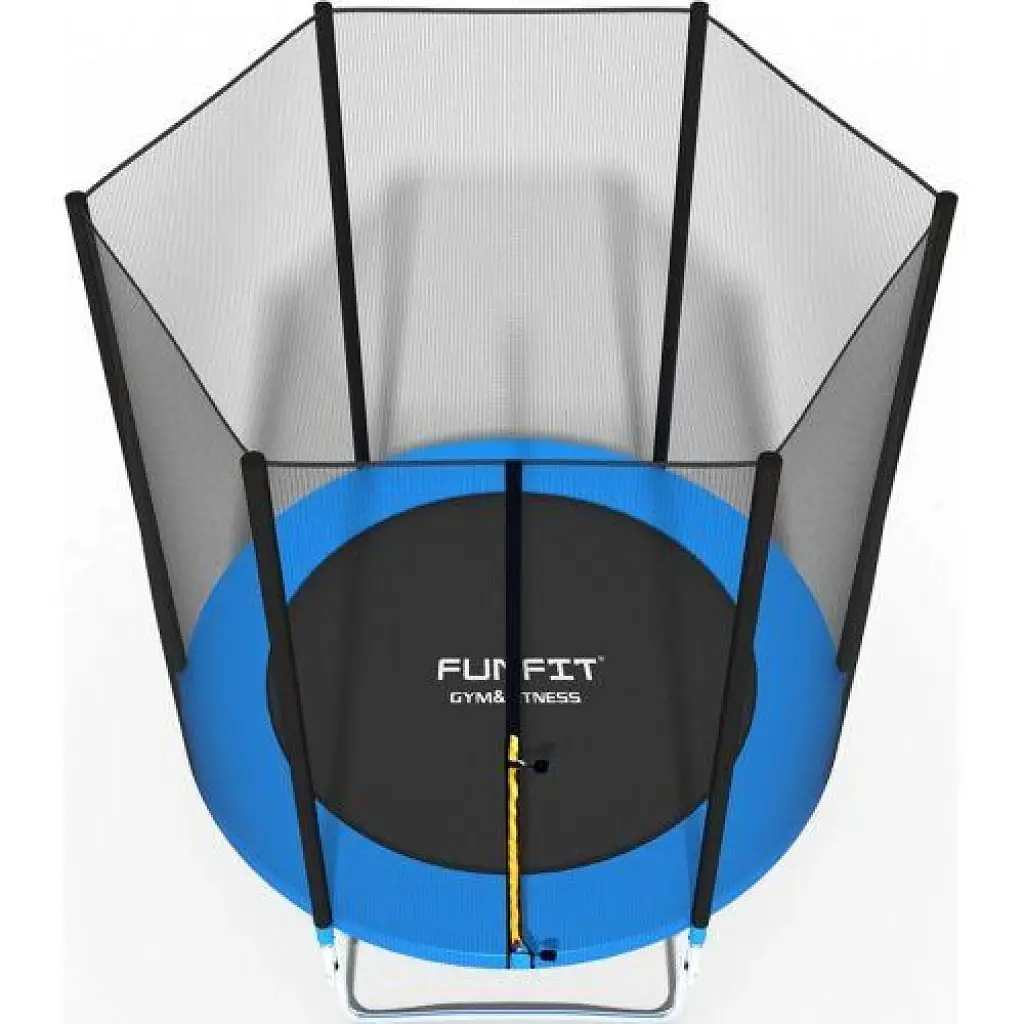 Батут Funfit 6ft з зовнішньою сіткою 183 см синій - фото 2