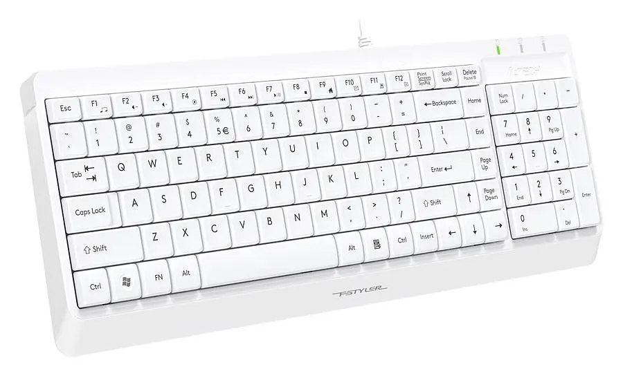 Клавіатура A4Tech Fstyler FK15 White - фото 2