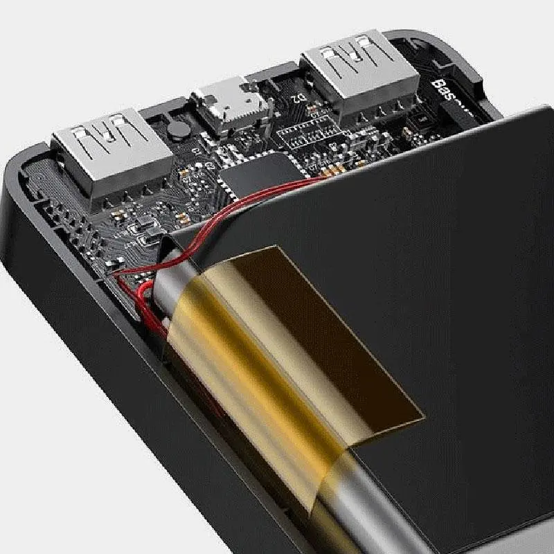 Внешний аккумулятор Baseus Bipow Overseas 10000 mAh 15W (PPBD050002 / PPBD10) белый - фото 4