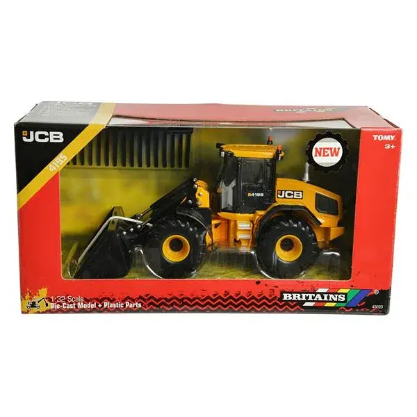 трактор Britains Jcb 419S 1:32 пластик желтый черный - фото 4