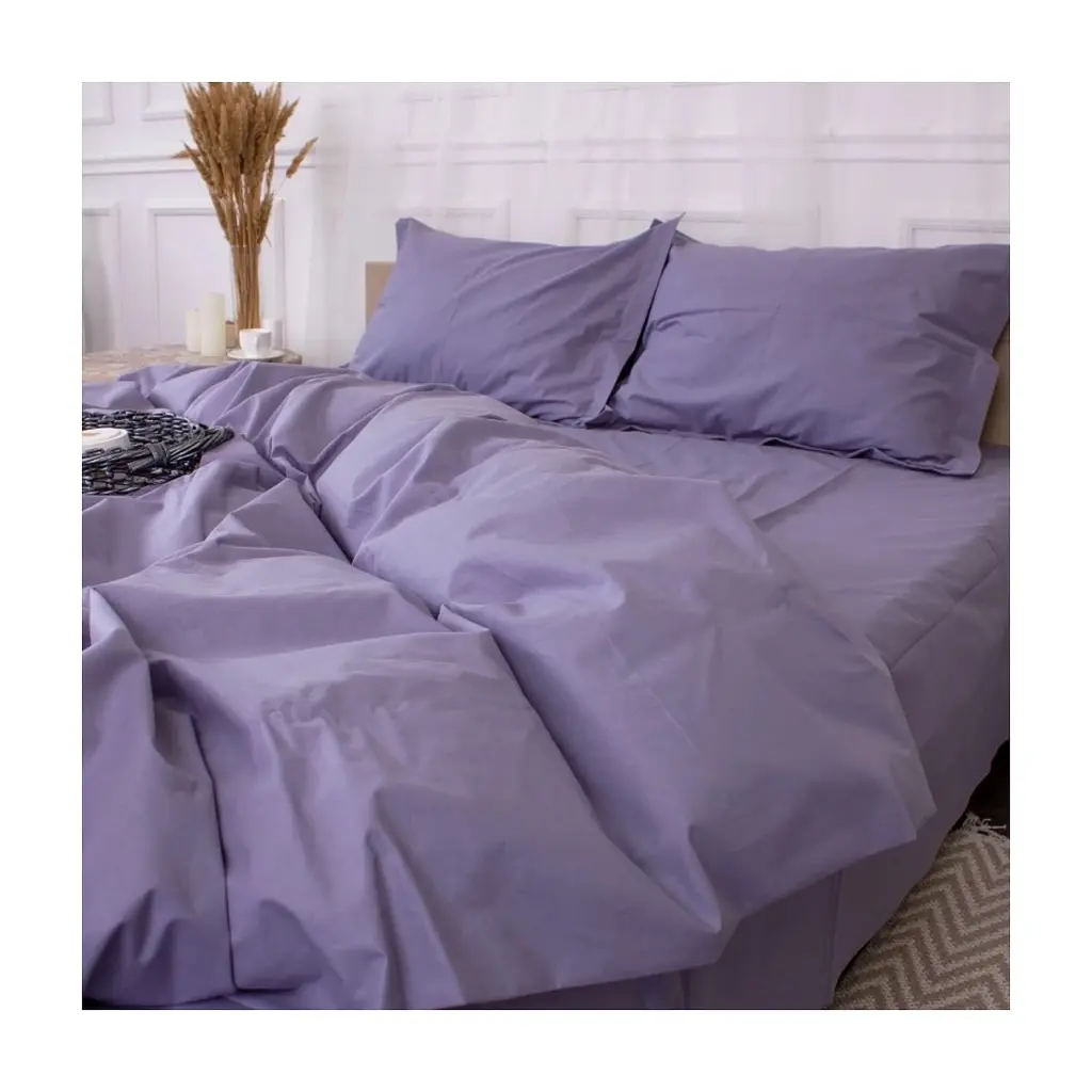 Постільна білизна MirSon Poplin Line 056 Smoky 110x140 (2200006277361) - фото 3