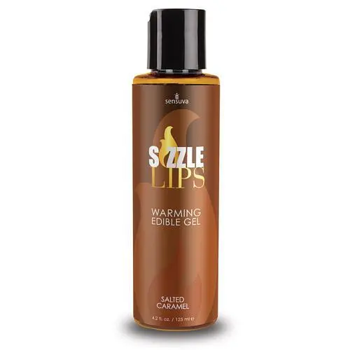 Зігріваючий масажний гель Sensuva - Sizzle Lips Salted Caramel (125 мл) Sensuva SO3211 94292
