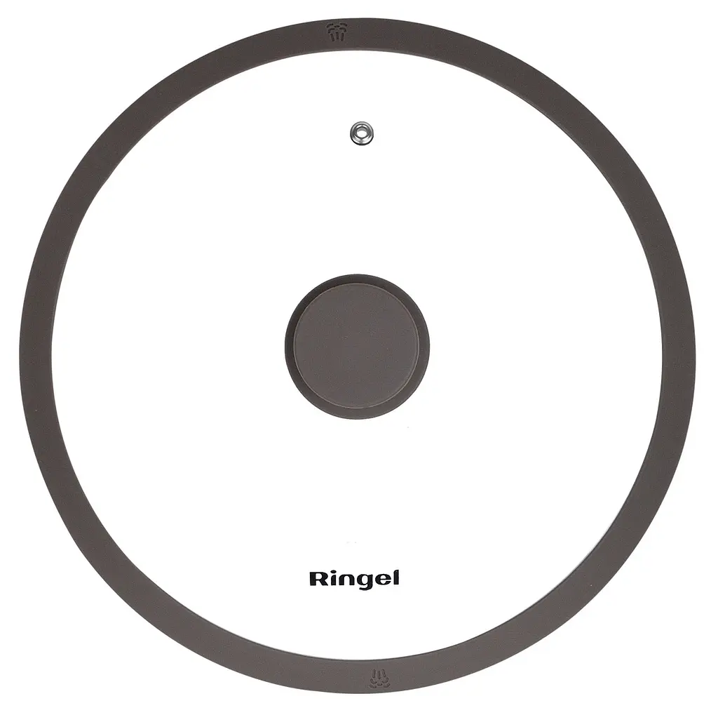 Крышка Ringel Universal silicone стеклянная с силиконовым ободком 24 см (RG-9302-24) - фото 3