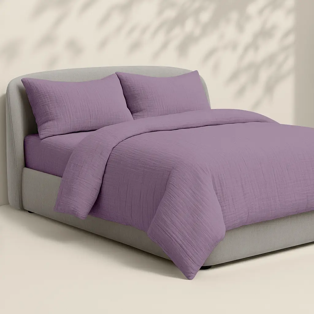 Наволочка Cosas Amethyst муслінова 40х60 см лавандова (42Muslin_Amethyst_40x60) - фото 5
